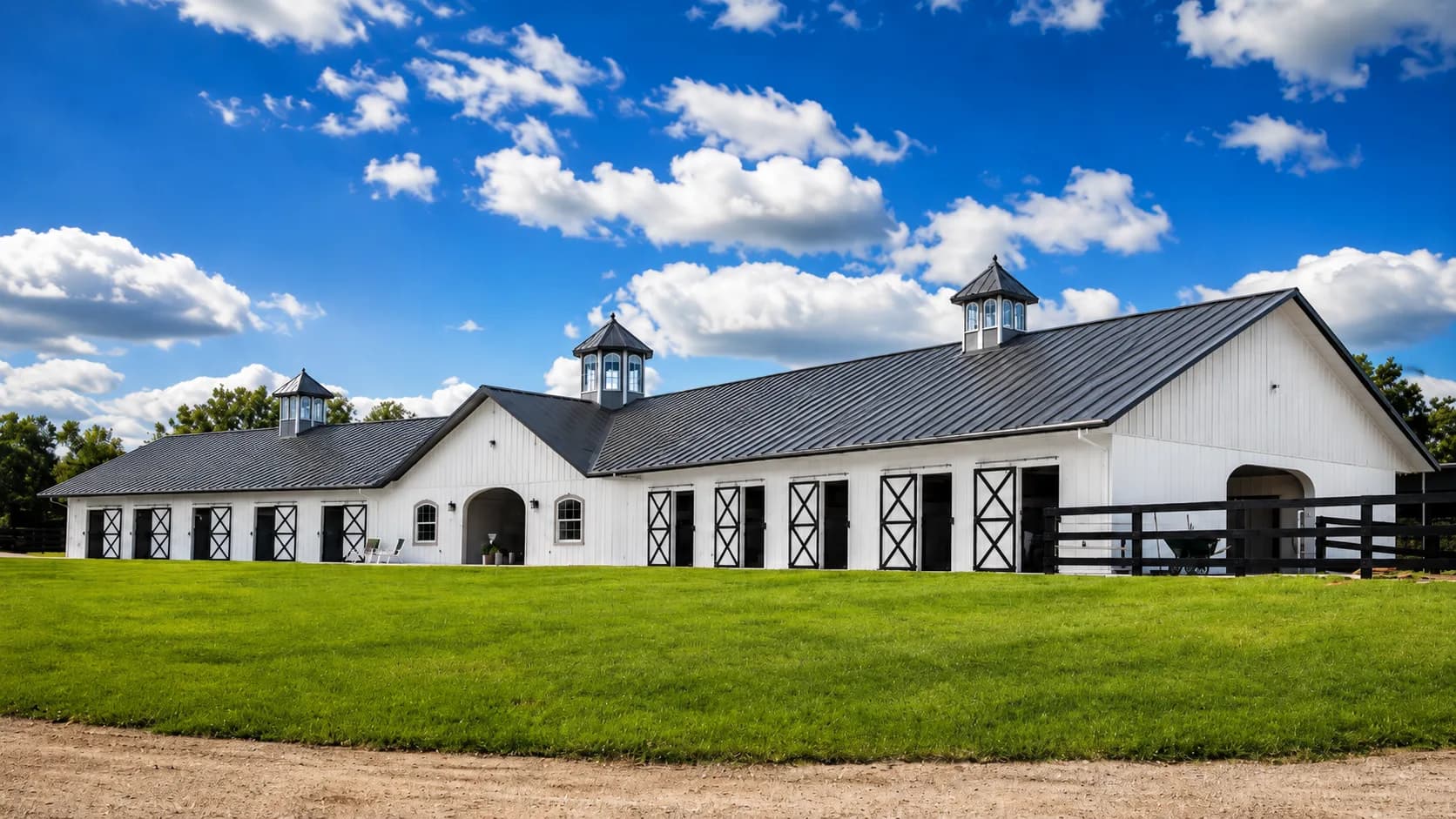 Gable style steel building
