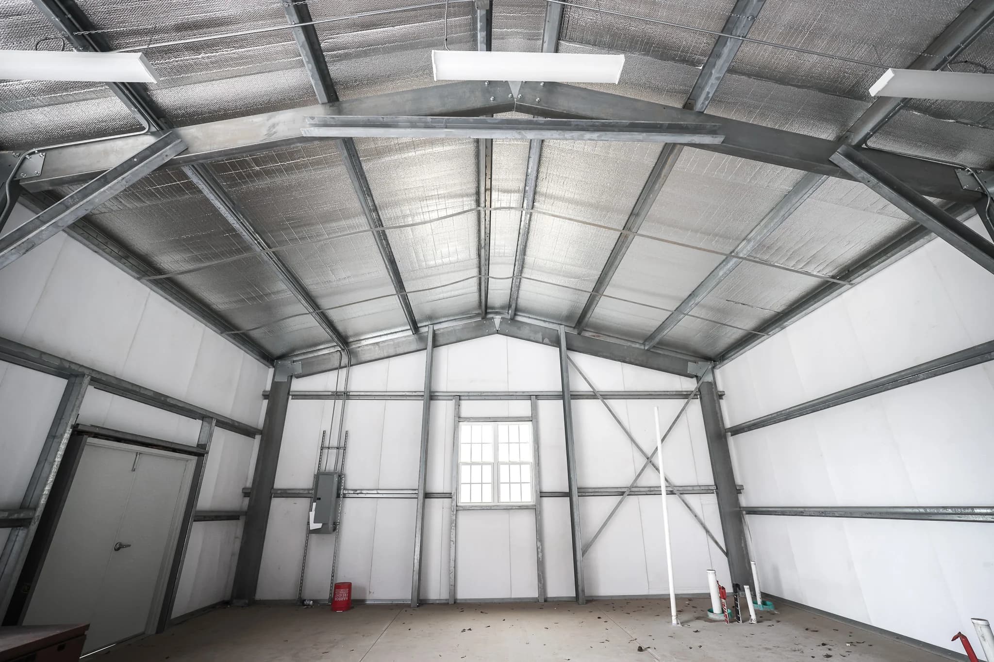 Custom steel building exterior