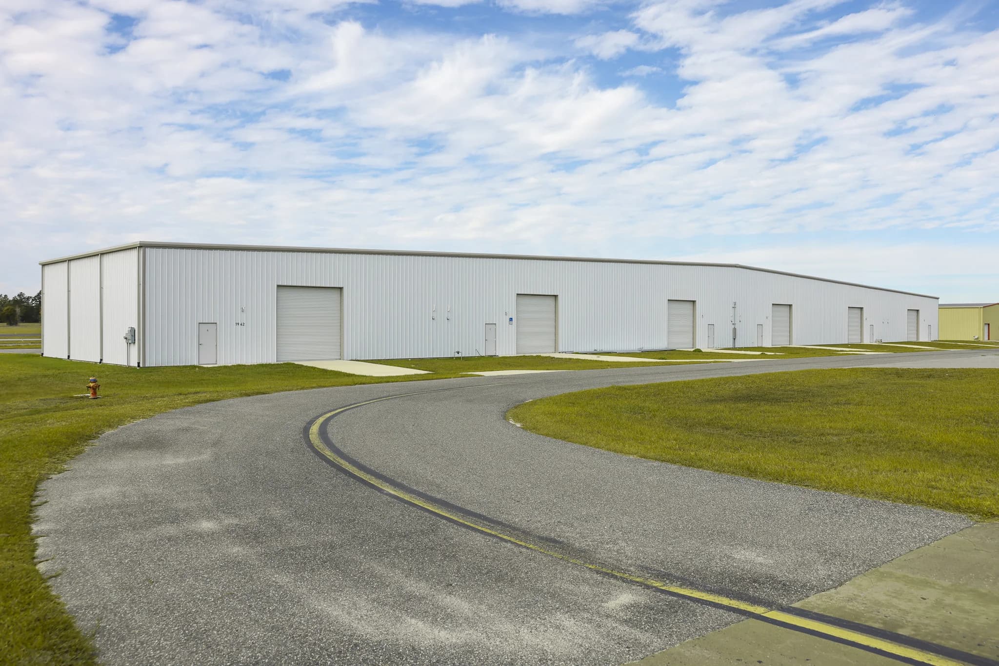 Custom steel building exterior