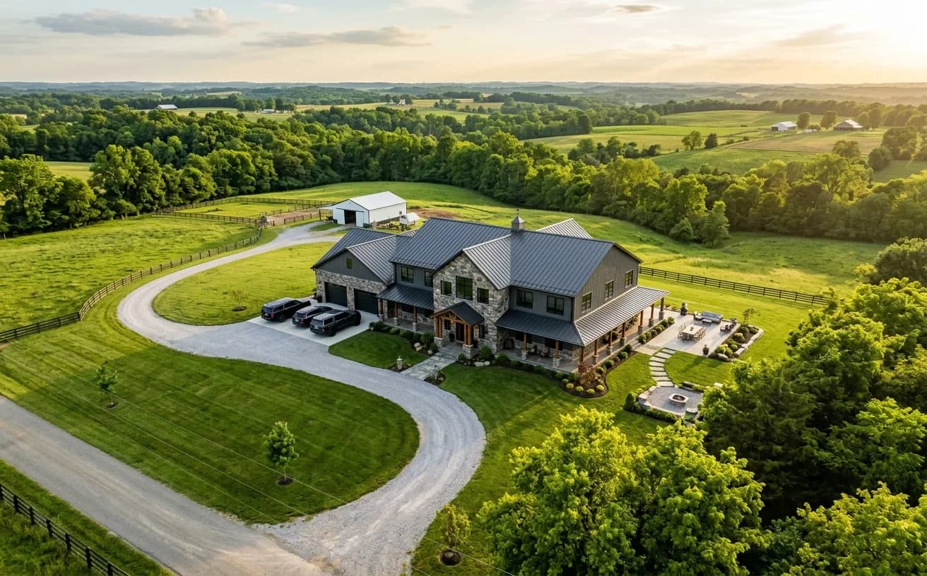 Custom steel building exterior